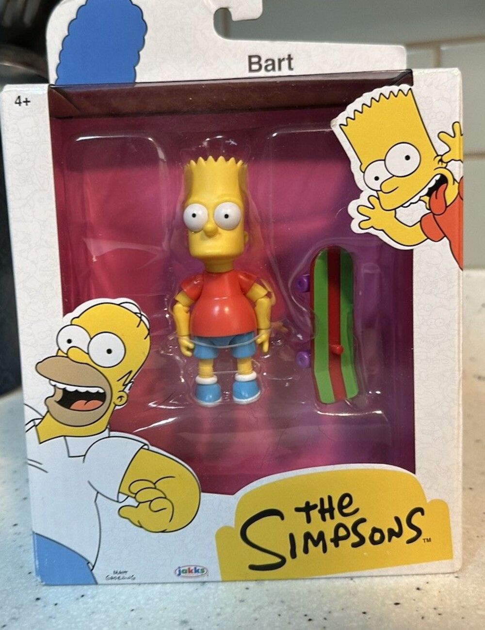 NIB Jakks Pacific The Simpsons Bart Wave 1 Figure